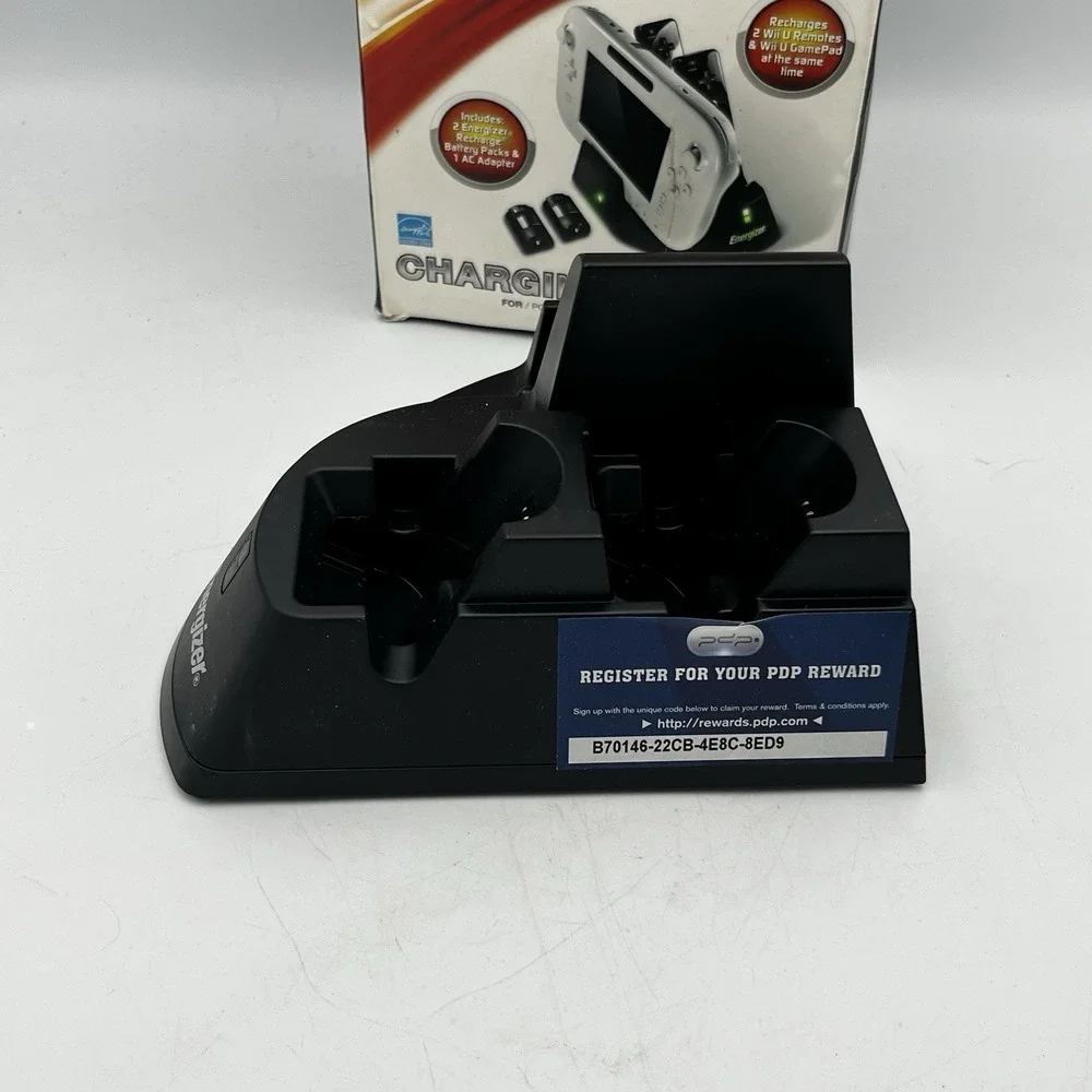 Energizer power & play Charging System PL-8507  For Wii U & Wii OPEN BOX